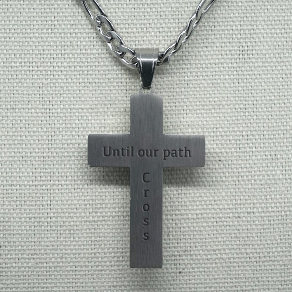 Beautiful stainless steel crucifix and chain. - Picture 6 of 8